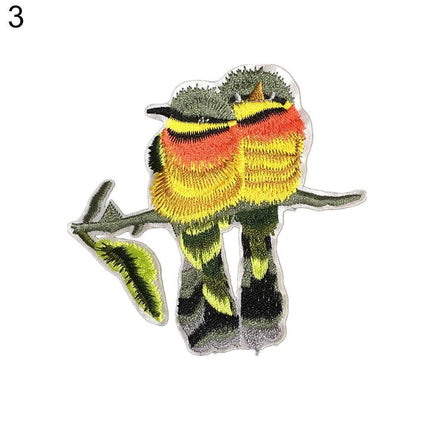Elegant Bird Embroidered Patch Set: Transform Your Style with Unique Fashion Accents - Très Elite