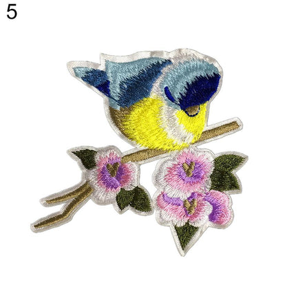 Elegant Bird Embroidered Patch Set: Transform Your Style with Unique Fashion Accents - Très Elite
