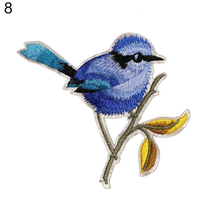 Elegant Bird Embroidered Patch Set: Transform Your Style with Unique Fashion Accents - Très Elite