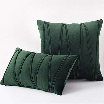 Elegant Bohemian Velvet Cushion Covers with Playful Pompoms