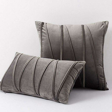 Elegant Bohemian Velvet Cushion Covers with Playful Pompoms