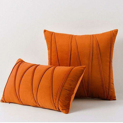 Elegant Bohemian Velvet Cushion Covers with Playful Pompoms