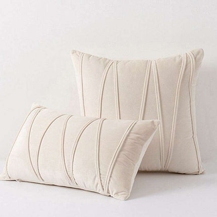 Elegant Bohemian Velvet Cushion Covers with Playful Pompoms