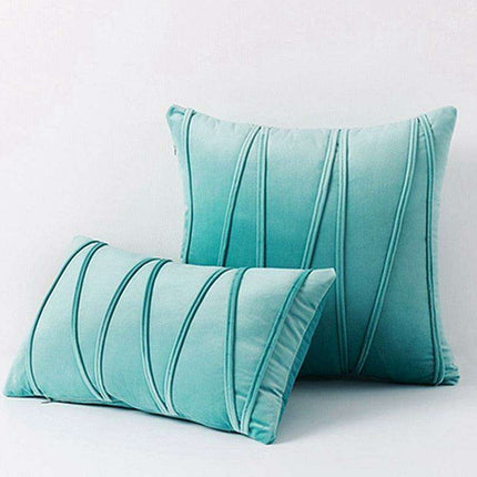 Elegant Bohemian Velvet Cushion Covers with Playful Pompoms