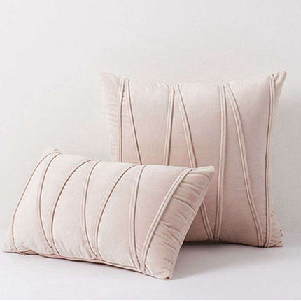 Elegant Bohemian Velvet Cushion Covers with Playful Pompoms