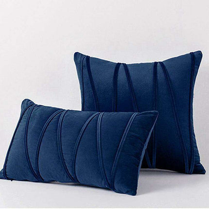 Elegant Bohemian Velvet Cushion Covers with Playful Pompoms