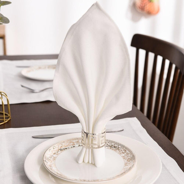 Elegant Botanica Premium Linen Napkin Set - Elevate Your Dining Experience