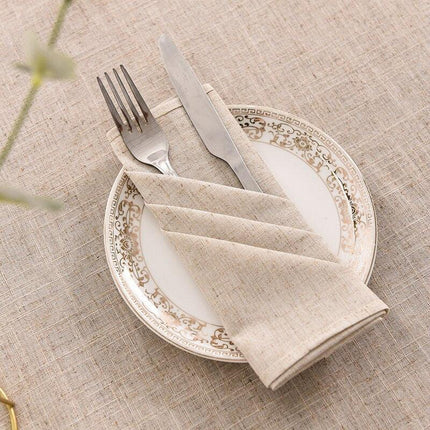 Elegant Botanica Premium Linen Napkin Set - Elevate Your Dining Experience