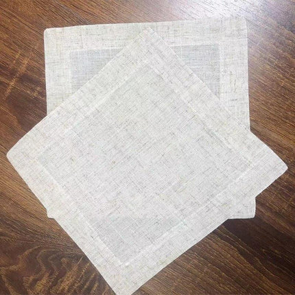 Elegant Botanica Premium Linen Napkin Set - Elevate Your Dining Experience