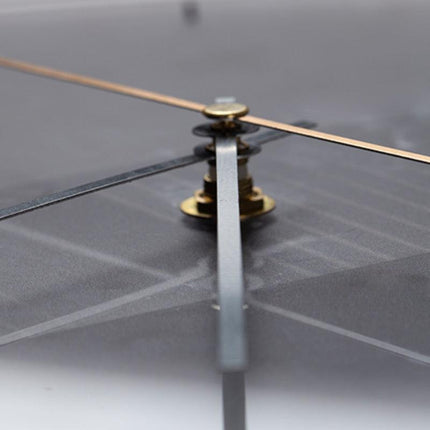 Elegant Botanical 3D Acrylic Wall Clock with Metal Hands - A Timeless Addition to Any Decor