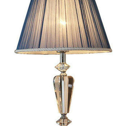 Elegant Botanical Crystal Accent Lamp - Stylish Illumination for Every Space - Très Elite