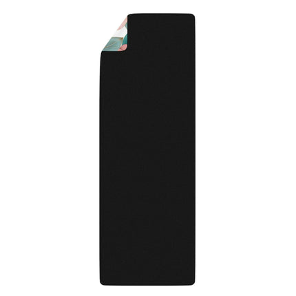 Elegant Botanical Microfiber Yoga Mat - Superior Grip for Maximum Comfort - Très Elite