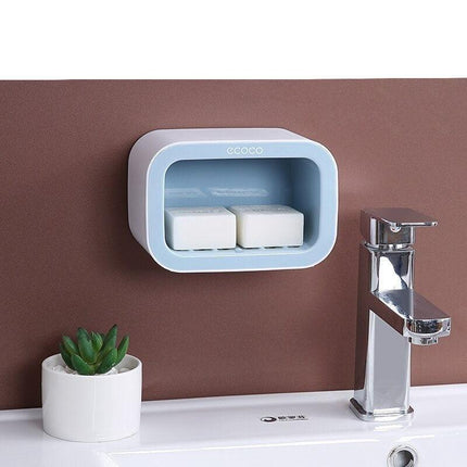 Elegant Botanical Wall-Mounted Soap Organizer for Stylish Bathroom Storage..