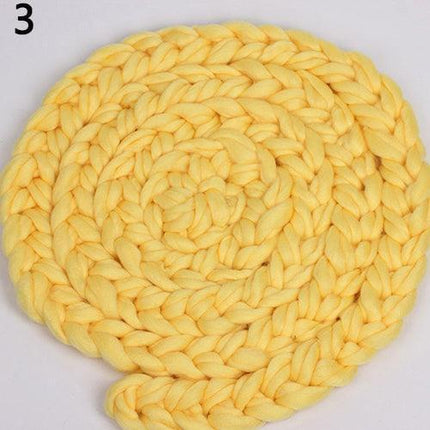 Elegant Braided Handcrafted Baby Blanket - Luxurious Soft Cotton Blend (138" - 158")