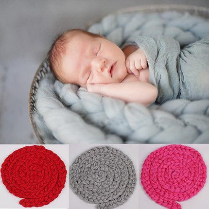 Elegant Braided Handcrafted Baby Blanket - Luxurious Soft Cotton Blend (138" - 158")