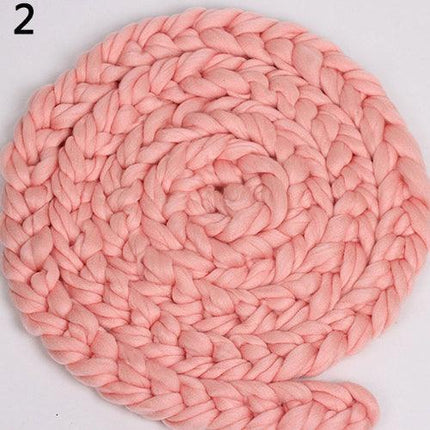 Elegant Braided Handcrafted Baby Blanket - Luxurious Soft Cotton Blend (138" - 158")