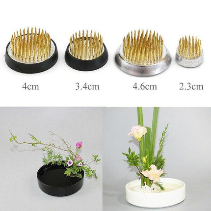 Elegant Brass Kenzan Tool for Exquisite Floral Arrangements - Très Elite