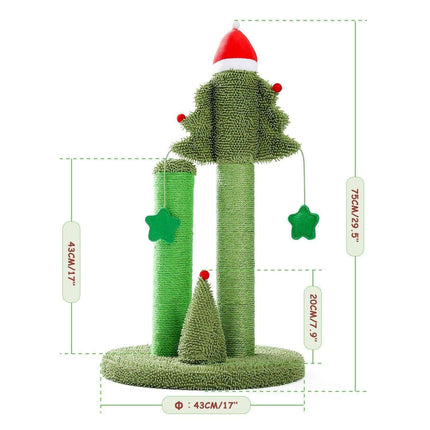 Elegant Cactus Cat Retreat - Luxurious Climber for Stylish Felines - Très Elite