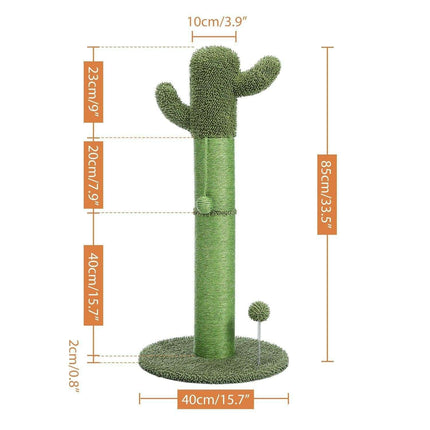 Elegant Cactus Cat Retreat - Luxurious Climber for Stylish Felines - Très Elite