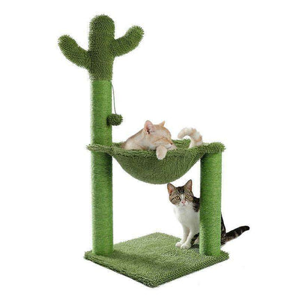 Elegant Cactus Cat Retreat - Luxurious Climber for Stylish Felines - Très Elite