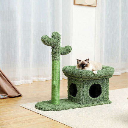 Elegant Cactus Cat Retreat - Luxurious Climber for Stylish Felines - Très Elite