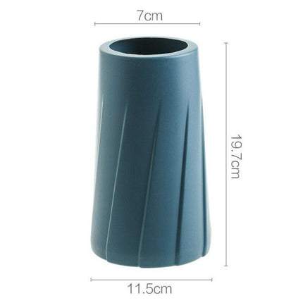 Elegant Ceramic-Finish Plastic Vase with Nordic Charm