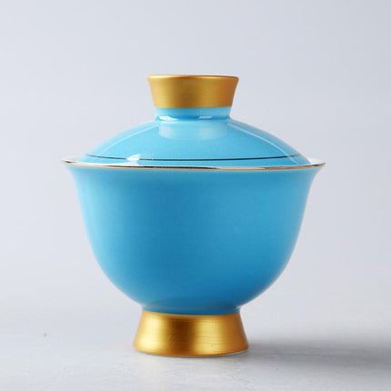 Elegant Chinese Porcelain Kung Fu Tea Set with Exquisite Cups for Authentic Tea Ceremonies - Très Elite
