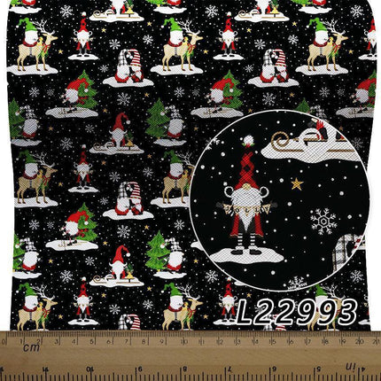 Elegant Christmas-Themed A4 Synthetic Leather - Premium 22*30cm Craftsmanship - Très Elite