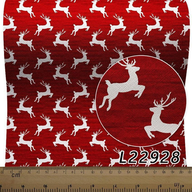 Elegant Christmas-Themed A4 Synthetic Leather - Premium 22*30cm Craftsmanship