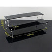2tier 40x7.5cm black