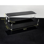 2tier 30x7.5cm black