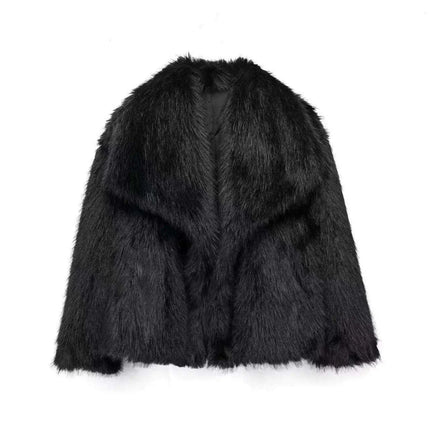 Elegant Creamy White Fur Jacket: The Ultimate Winter Fashion Statement - Très Elite
