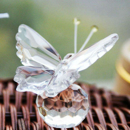 Elegant Crystal Butterfly and Sphere Gift Set for Celebrations