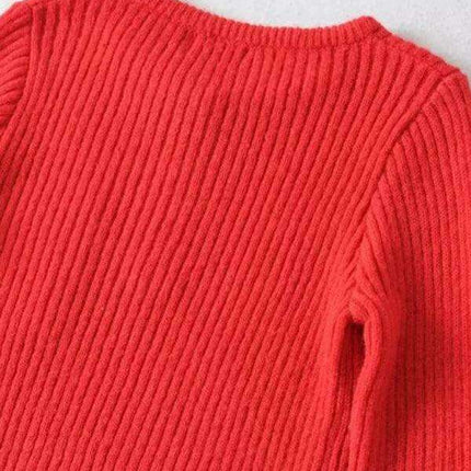 Elegant Curved Hem Knit Sweater for Women - Essential Winter Fashion Piece - Très Elite
