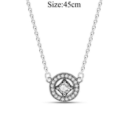 Elegant Customizable 925 Silver O Pendant Necklace for Women - Essential Minimalist Accessory - Très Elite