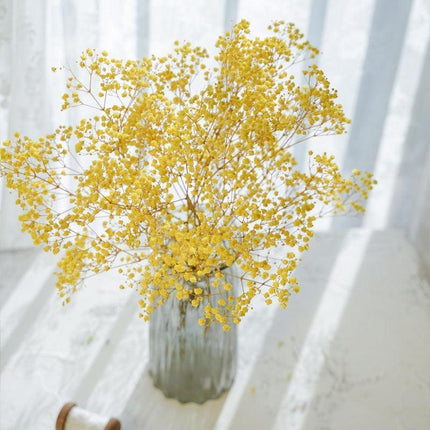 Elegant Dried Gypsophila Bouquet - Ideal for Weddings & Rustic Home Decor - Très Elite