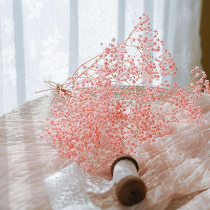 Elegant Dried Gypsophila Bouquet - Ideal for Weddings & Rustic Home Decor - Très Elite