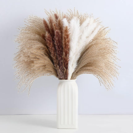 Elegant Dried Pampas Grass Arrangement: Add Rustic Beauty to Your Home Decor - Très Elite