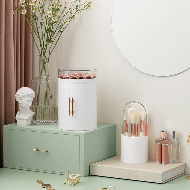 Elegant Dual-Door 4-Tier Jewelry Storage Box