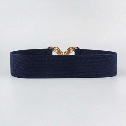 Elegant Elastic Belt with Zinc Alloy Buckle: Fashionable Accessory - Très Elite