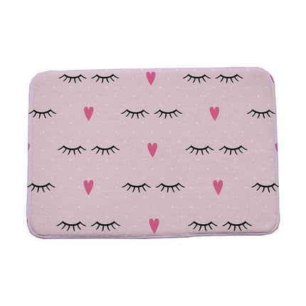 Elegant Eyelashes Print Adhesive-Backed Mat: Enhance Your Home with Elegance and Shield - Très Elite