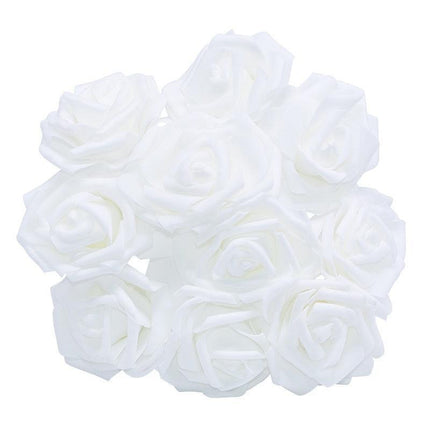 Elegant Faux Rose Bouquet Set - Choose from 10/20/30 Pieces