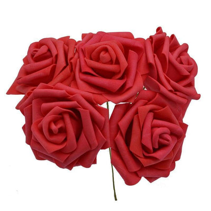 Elegant Faux Rose Bouquet Set - Choose from 10/20/30 Pieces
