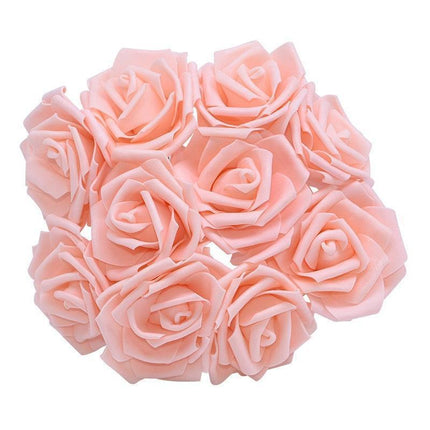 Elegant Faux Rose Bouquet Set - Choose from 10/20/30 Pieces