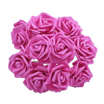 Elegant Faux Rose Bouquet Set - Choose from 10/20/30 Pieces