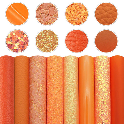 Elegant Fish Scale Dot Faux Leather Crafting Kit for Creative Projects - Très Elite