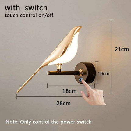 Elegant Gold Rotating LED Wall Lamp - Modern Lighting Solution for Bedrooms