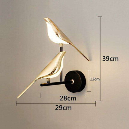 Elegant Gold Rotating LED Wall Lamp - Modern Lighting Solution for Bedrooms