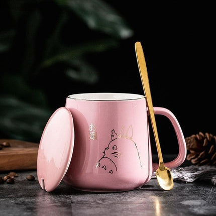 Elegant Golden Totoro Ceramic Mug Collection - 400ml Capacity - Très Elite