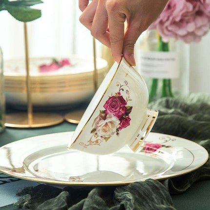 Elegant Guci Free Bone China Dining Collection with Stylish Ceramic Bowl - Très Elite
